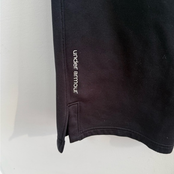 Under Armour Black Fleece Lined Track Pants, Size Medium - Picture 2 of 5